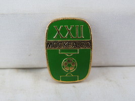 Vintage Summer Olympic Pin - Soccer Moscow 1980 - Stamped Pin - $15.00