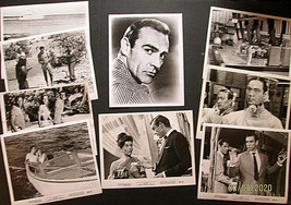 SEAN CONNERY AS JAMES BOND 007 (DR.NO) ORIGINAL PHOTO SET (1ST BOND FILM) - $296.99