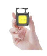 Mini COB Flashlights Bright Rechargeable Keychain Lamp Portable Work Light - £3.91 GBP