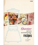 MARCH 1966 OSTERIZER SPIN COOKERY RECIPES FOR TWO-SPEED MODELS VINTAGE C... - $149.06 MXN