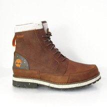 Timberland Men&#39;s TimberCycle Mid Brown Leather Boots, A5MZM - £89.91 GBP