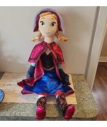 Princess Anna Plush Doll Disney Frozen 25” Cape and Hood Plush Stuffed - £14.68 GBP