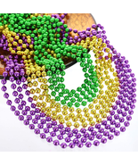 Giftexpress 72 Pcs Bulk Mardi Gras Beads Necklace, 33&quot; Multi Colors Carn... - $22.08