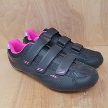 Tommaso Womens Cycling Shoes Size 11 Pista 100 Delta Black Pink  - £30.73 GBP