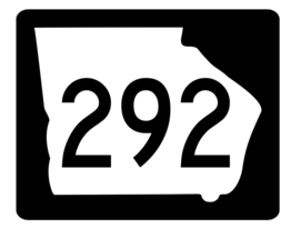 Georgia State Route 292 Sticker R3956 Highway Sign - $1.45+