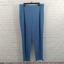 CST Sport Pants Womens 2X Blue Elastic Waist Straight Leg Pull On Casual... - $24.99