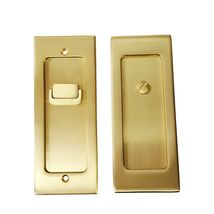 Emtek 2115US4138 Modern Privacy Pocket Door Mortise Lock 1-3/8 -Satin Br... - $69.90