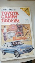 1983 -1986  Chilton's Toyota Camry   Repair & Tune-Up Manual - $30.00
