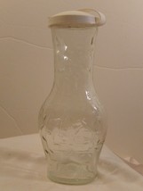 Vintage Good Seasons Oil &amp; Vinegar Cruet Glass Jar Snap Top Lid Salad Dressings - £13.45 GBP