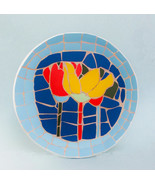 Plato decorado con mosaico estilo trencadís modernista (Gaudí. Barcelona). - $2,444.53 MXN