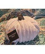 10 Inch Pumpkin Plush Toy Halloween Stuffed Plush White  - $15.00