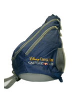 Disney Cruise Line Blue Castaway Club Sling Shoulder Bag Backpack Two Zi... - $338.57 MXN