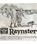 1917 Raynster Raincoat Advertisement United States Rubber Company LGADYC4 - €17,17 EUR