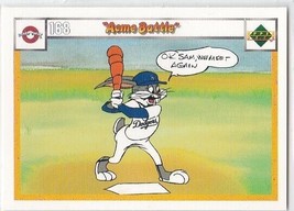 N) 1990 Upper Deck Looney Tunes Comic Ball Trading Card #168/177 Acme Battle - £1.55 GBP