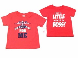 Vote For Me Toddler T-Shirt 18 Mos Little Teez &amp; Rabbit Skins 6MOS Missing Tags - £8.21 GBP