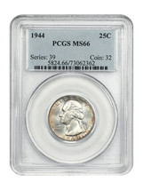 1944 25C PCGS MS66 - $101.85