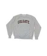 Champion Reverse Weave Colgate College Grey Crewneck Sweatshirt Sz L  - $35.17 CAD
