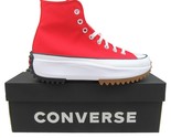 Converse Run Star Hike HI Platform Womens Size 7.5 Red White Black NEW A... - £81.15 GBP