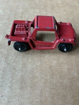 Vintage Tootsie Toy Baja Run About Small Metal Car - Red - Eyes On Hood - £5.10 GBP