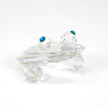 Vintage Crystal Frog Figure No Chips - £20.52 GBP