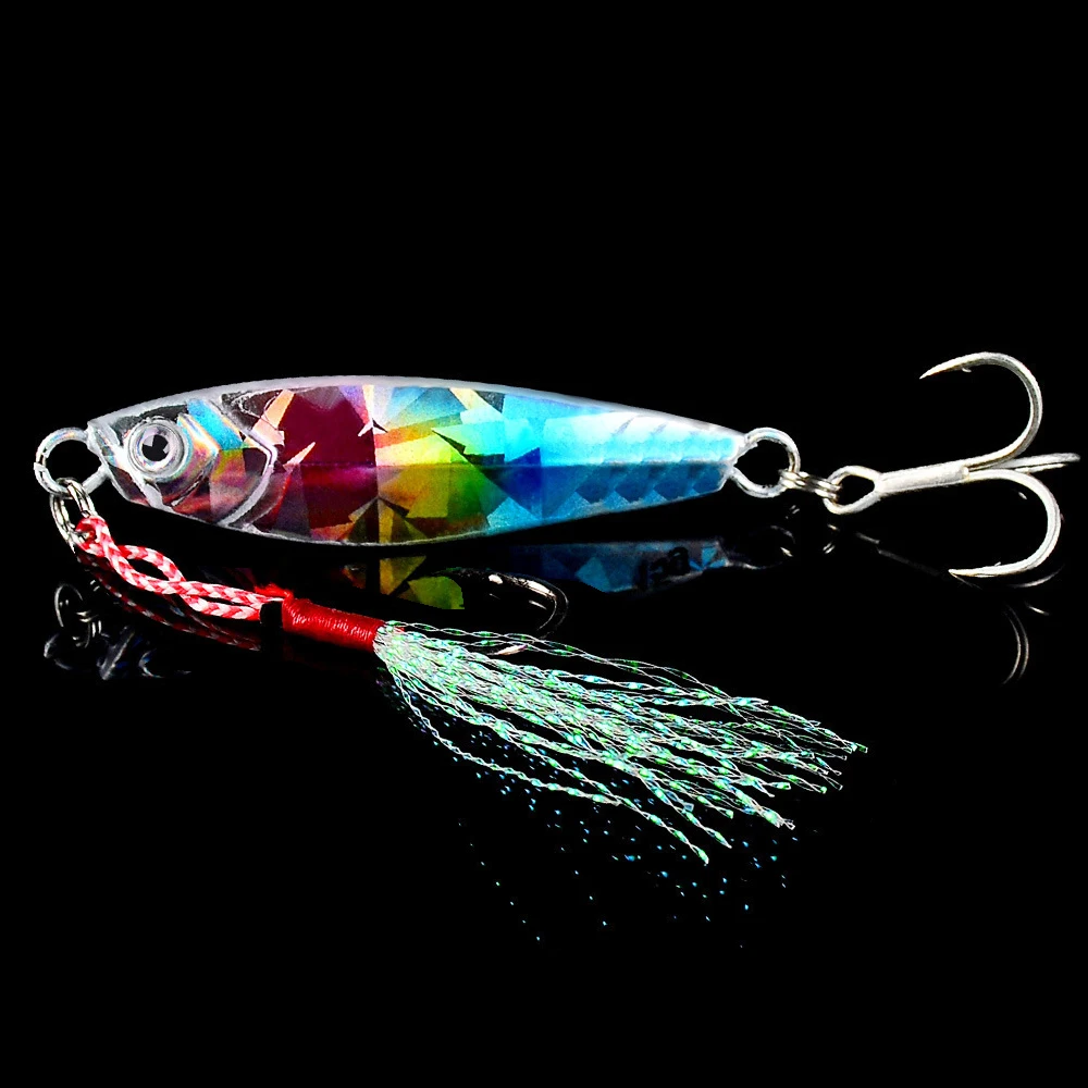 Sporting Metal Jig VIB Fishing Lure 10g 20g 30g 40g Sinking Lures Sea Jigs Spoon - £23.90 GBP