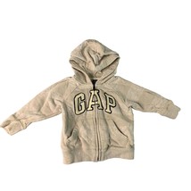 Baby Gap Toddler Size 12 18 months Hoodie Full zip Coat Jacket Striped G... - $12.86