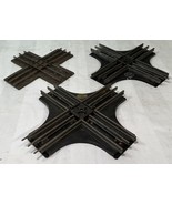 LIONEL POSTWAR O 020 CROSSING TRACK X 3 - $33.94 CAD