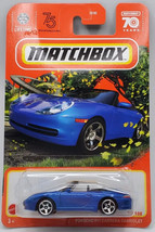 Matchbox Porsche 911 Carrera Cabriolet Cobalt Blue Metallic Matchbox #79 - £6.93 GBP