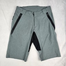 Race Face Shorts Mens Medium Gray Cycling Motorcross Riding Zip Pocket 3... - $747.27 MXN
