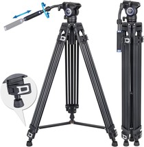 For Dslr Cameras And Video Camcorders, The 72.8 Inch Fluid Head Tripod From - £123.86 GBP