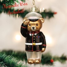 Marine Bear Old World Christmas Blown Glass Collectible Holiday Ornament - £18.87 GBP