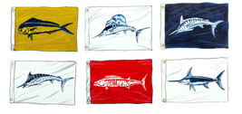 Nature Hunting Fishing &amp; History Themed Decals - Release Flag Fish Set - £5.45 GBP+