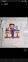 RARE VINTAGE 90s Betty Boop Diner Single Stitch T Shirt Large Double Sid... - $64.30