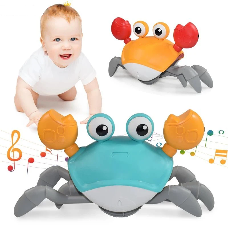 Kids Induction Escape Crab Octopus Crawling Toy Cute Dancing Walking Moving - £14.02 GBP+