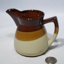 INARCO VTG Brown Pottery Restaurant Ware Single Serving Creamer Syrup Japan 4&quot; - £9.39 GBP