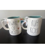 New Rae Dunn Scooby Doo RUH ROH!, Beware of Ghosts Mugs Double Sided-Choose - €24,16 EUR