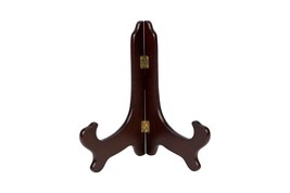Beautiful Dark Brown Glossy Finish Wooden Plate Stand Display Easel 3&quot; to 14&quot; - £3.54 GBP+