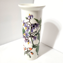 Portmeirion Botanic Garden Woody Nightshade Vase, 6 1/2&quot; Tall Butterflies - £25.68 GBP