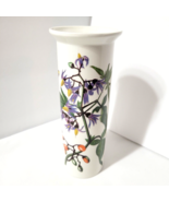 Portmeirion Botanic Garden Woody Nightshade Vase, 6 1/2&quot; Tall Butterflies - £25.29 GBP