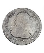 1774LIMAE Mj Pérou 2 Reales Pièce Argent En Très Bon État, Km 76 - $3,743.25 MXN