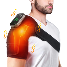 Electric Heating Vibration Massager for Shoulder Therapy Brace Belt Thermal  - £37.01 GBP+