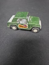 Tootsietoy Toy &quot;Jeepster&quot; Jumpin Jeeper Willys Green Vintage 1970 Diecast - $8.95