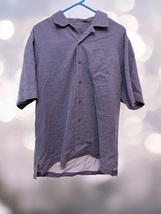 Purple Tommy Bahama Button Down Shirt Size Medium Mid length sleeves - $22.00