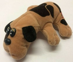 Pound Puppies 7" Vintage Brown With Spots Short Ears Plush Figure - $19.80