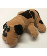 POUND PUPPIES 7&quot; Vintage Brown With Spots Short Ears Plush Figure - $19.80