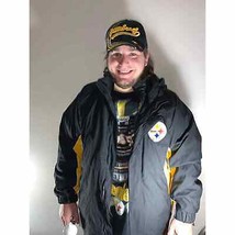 Nfl Pittsburgh STEELERS Starter Jacket Mens Size Large Vintage - £54.58 GBP