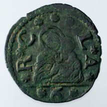 Venetian Trade Colonies 1649 - 1676 6 Bagattino VF+ Condition - $111.38