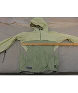 Adult Women&#39;s Columbia Sportswear Light Green Hooded Wind Breaker Jacket... - €15,67 EUR