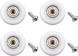 Atoplee 4 Pcs. Shower Door Rollers Runners Wheels - Replacement Part Bat... - £19.96 GBP