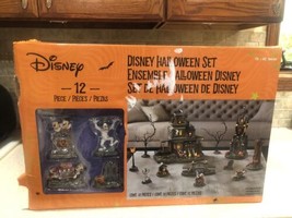 Disney Village 12 Piece Lights and Sound Halloween Set Costco NIB see photos. - £131.23 GBP